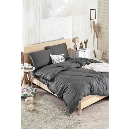 Aberto Design komplet posteljina Basic, 200x220 cm, 220x240 cm, Tamnosiva Cene