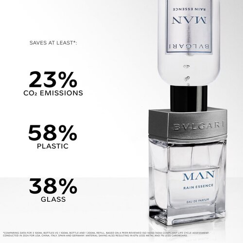 Bvlgari Man Rain Essence parfumska voda nadomestno polnilo za mo&amp;scaron;ke 200 ml Slike