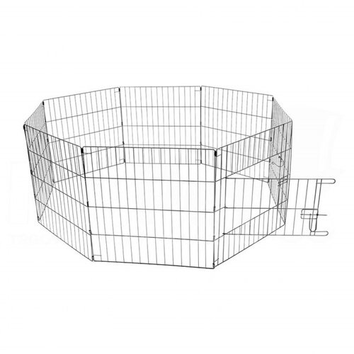 Champion Petfoods duvo+ ograda puppy run with door & net & hooks 60X60CM black Cene