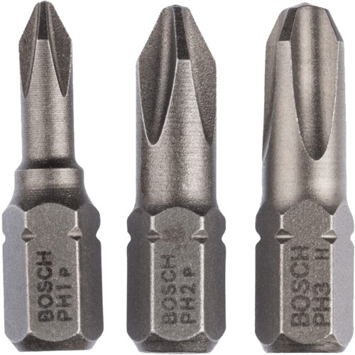 Bosch 2607001752 Set bitova odvrtača ekstra tvrdi PH1 PH2 PH3 25 mm Cene
