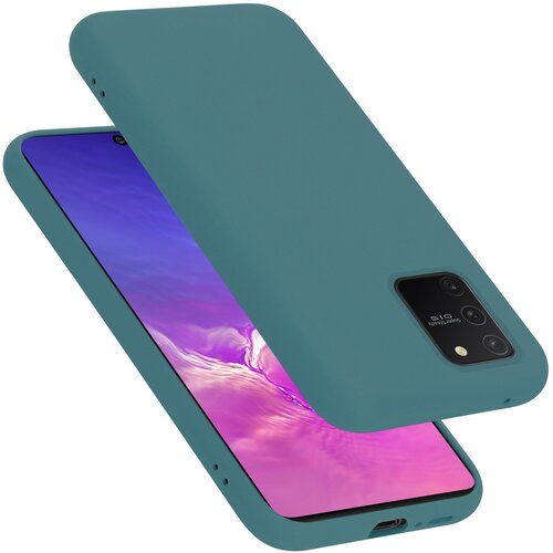 Cadorabo Ohi&amp;scaron;je, združljiv s Samsungom v tekoči zeleni barvi - za&amp;scaron;čitni pokrov iz fleksibilnega silikona TPU, (20586272) Slike