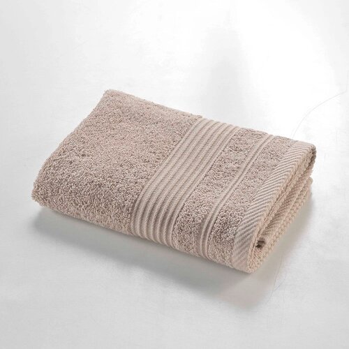 Douceur d intérieur Bež bombažna brisača iz frotirja 50x90 cm Tendresse – Cene