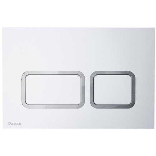Ravak X01739 - Taster za ispiranje TWIN 24,7x16,5 cm bela Cene