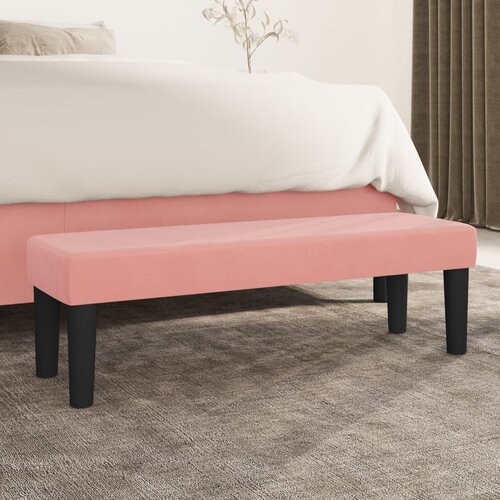 vidaXL Klop roza 100x30x30 cm žamet Cene