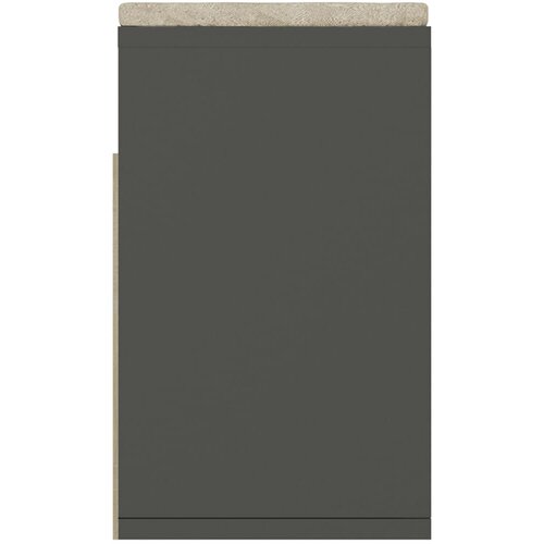  Klupa za cipele s jastukom siva 104x30x49 cm konstruirano drvo Slike