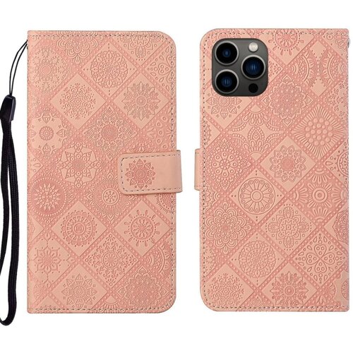 SUNSKY Eleganten etui ovitek za iPhone 16 Pro Max, Ethnic, Pink Cene