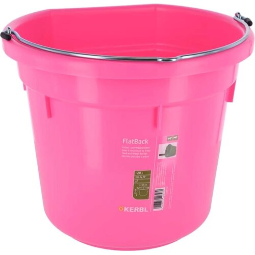 Kerbl Vedro za hrano in vodo - FlatBack - pink Cene