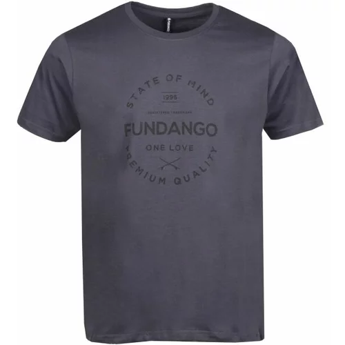 Fundango BASIC T LOGO-4 T-SHIRT Muška majica, tamno siva, veličina
