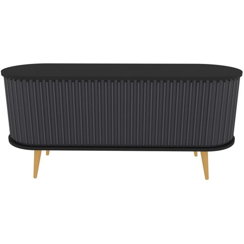 Kalune Design Stor - Black, Anthracite BlackAnthracite TV Stand Cene