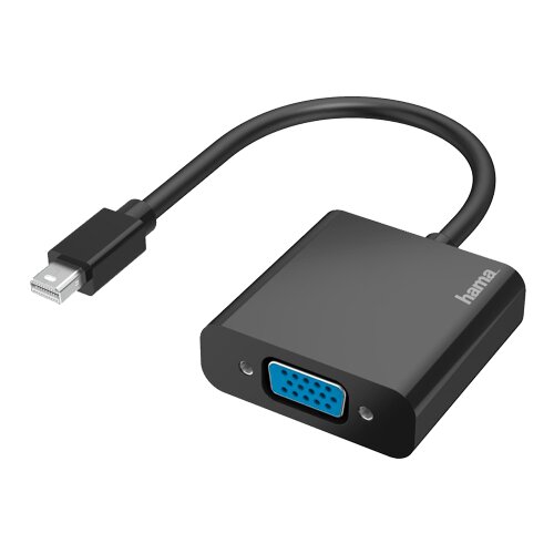 Hama 00200333 Mini-DisplayPort / VGA adapter [1x UK utikač - 1x muški konektor mini displayport] crna Cijene