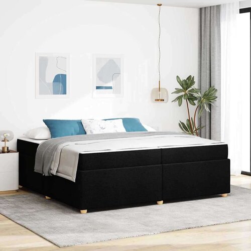  Okvir kreveta s madracem Ostalo Crna 200 x 200 cm tkanina Cijene