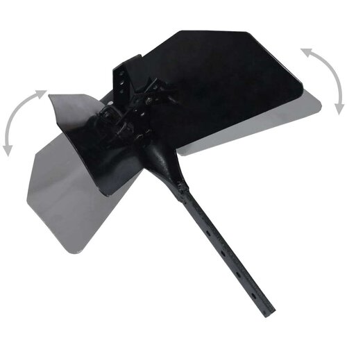 VidaXL Priključak za plug crni metalni Slike