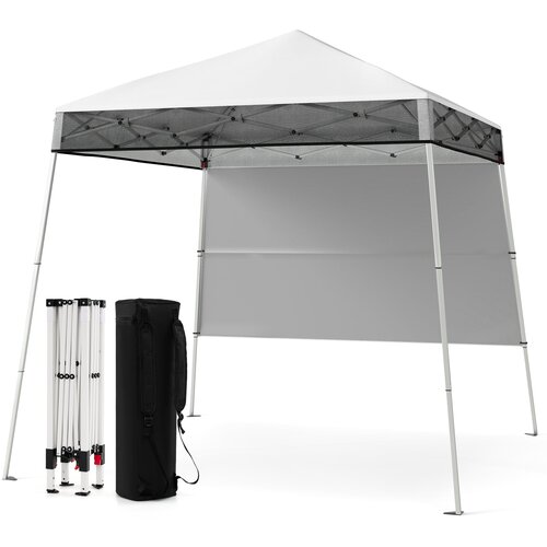 Costway Zložljiv paviljon Vrtni &scaron;otor s torbo bele barve 180 x 180 cm, (5000157032) Cene