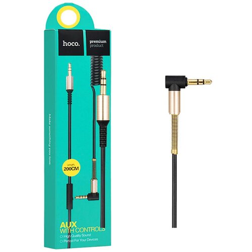Hoco Avdio kabel 3.5 mm z mikrofonom, dolžina 2.0 metra - UPA02 Spring Audio AUX MIC Cene