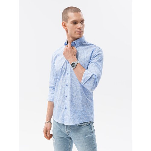Ombre Men's shirt with long sleeves Slike