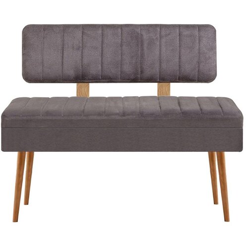 Woody Fashion Trpezarijska klupa Vina 1501 110x85x36cm Bež-Antracit Cene