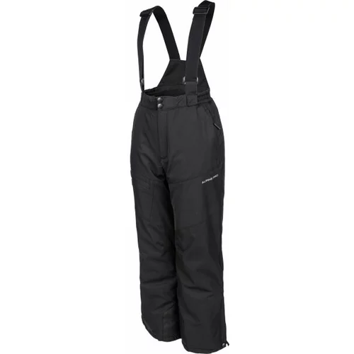 Alpine pro HERDO Skijaške hlače za dječake, crna, veličina
