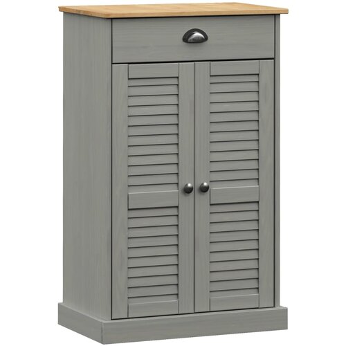  za cipele VIGO sivi 60 x 35 x 96 cm od masivne borovine Slike