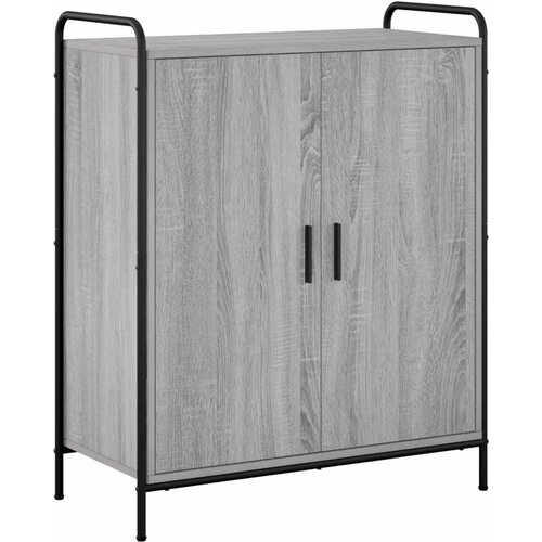  Ormar za cipele 76 x 36 5 x 93 cm Konstruirano drvo Siva Sonoma - Siva Sonoma 76 x 36 5 x 93 cm 4 etaže s vratima Slike