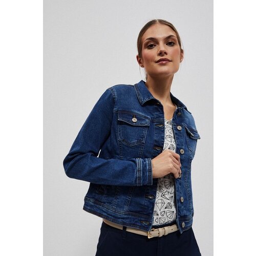 Moodo WOMEN JACKETS L-KU-4014 BLUE Slike