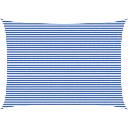  Senčna platna Modra in bela 5 x 6 m HDPE, (5000241462) Cene