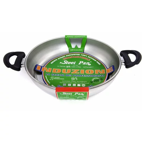 Steelpan STEEL PAN ponev Eco Green 28 cm, dvojni ročaj, indukcija, inox
