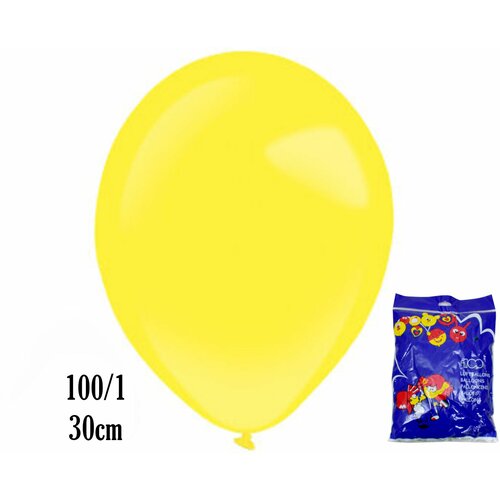 baloni žuti 30cm 100/1 000361 Slike