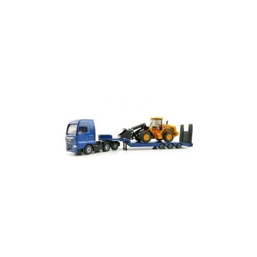 Siku man kamion sa jcb bagerom igračka model (1790) Slike