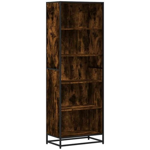 VidaXL Knjižna omara dimljeni hrast 60x35x170,5 cm inženirski les Slike