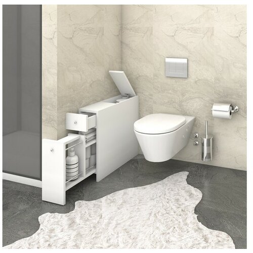 Hanah_Home Hanah Home Ormaric za kupatilo Smart - Bela Slike
