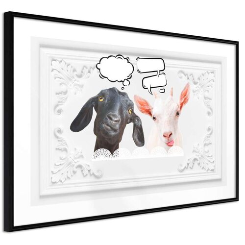  Poster - Conversation of Two Goats 45x30 Cijene