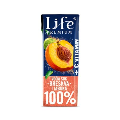 Nectar life premium sok breskva i jabuka sa vitamino C Slike