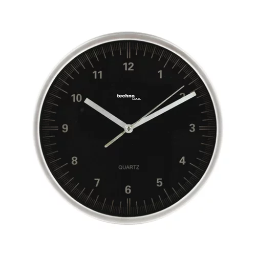 Technoline WT 6700 klasični analogni zidni sat, crni