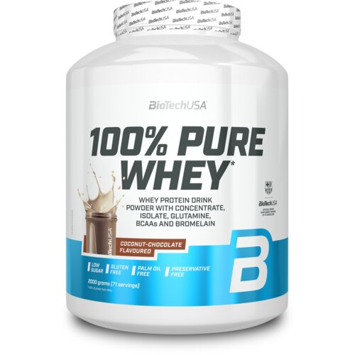 BioTech USA 100% Pure Whey 2kg čoko-kokos Cene