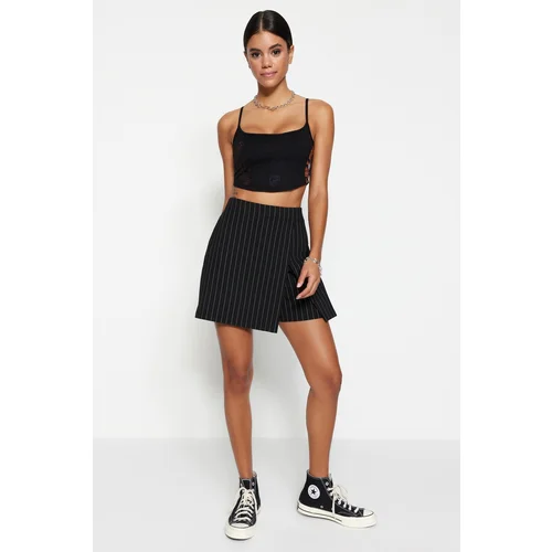 Trendyol Shorts - Black - High Waist