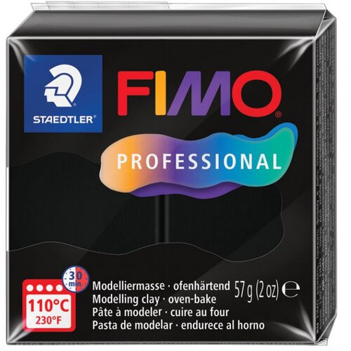  MASA ZA MODELIRANJE 57G FIMO PROFESSIONAL STAEDTLER 8040-9 CRNA Cene