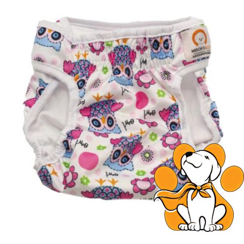 Misoko diapers Reusable Female White XS, Periva Pelena Za Ženke, Sove Cene