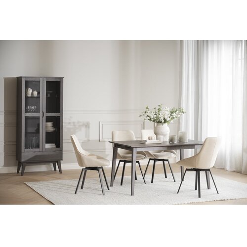 Rowico Smeđa vitrina u dekoru hrasta 82x185 cm Filippa &amp;ndash; Slike