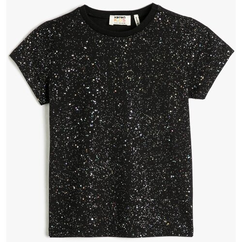 Koton T-Shirt - Black Slike
