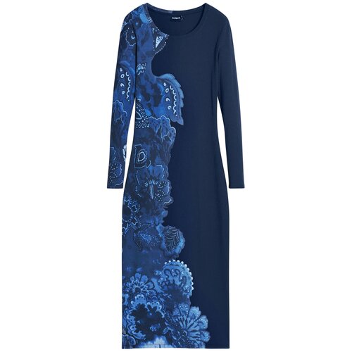 Desigual Obleka modra / temno modra / bela Slike