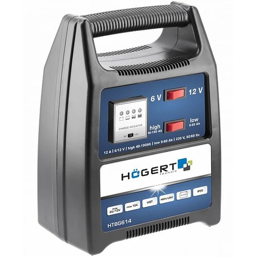 Hogert punjač akumulatora automatski 6-12V 12A Slike