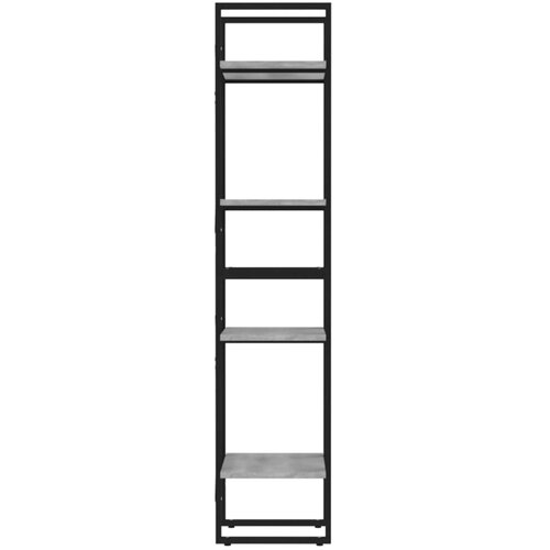  za knjige s 4 razine boja hrasta 40x30x140 cm drveni Slike