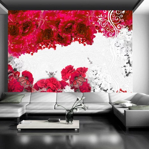  tapeta - Colors of spring: red 100x70
