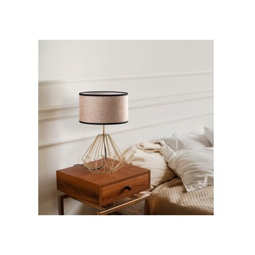 Opviq Stona lampa Diamond-S-712, 25x25x43 cm, IP20, Zlatno-smeđa boja Cene