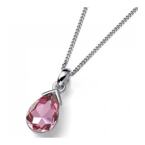 Ženski oliver weber boost antique pink lančić sa swarovski kristalom ( 12157.319 ) Slike
