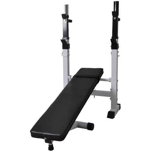  Klupa za vježbanje sa stalkom za utege i setom utega 60,5 kg Slike