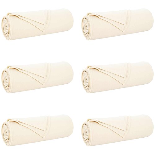  Pokrivači za bacanje 6 pcs Krema 210 x 140 cm Runo Slike