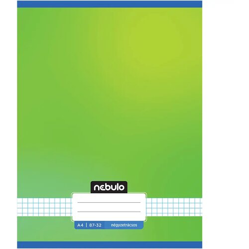 NEBULO Sveže zelen zvezek s karo črtami, spet, format A/4, 87-32 Cene