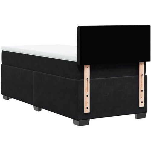 Box spring krevet s madracem crni 90x190 cm bar&amp;scaron;unasti Slike