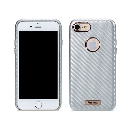  Za&amp;scaron;titna futrola Remax carbon case iPhone 7 silver Slike